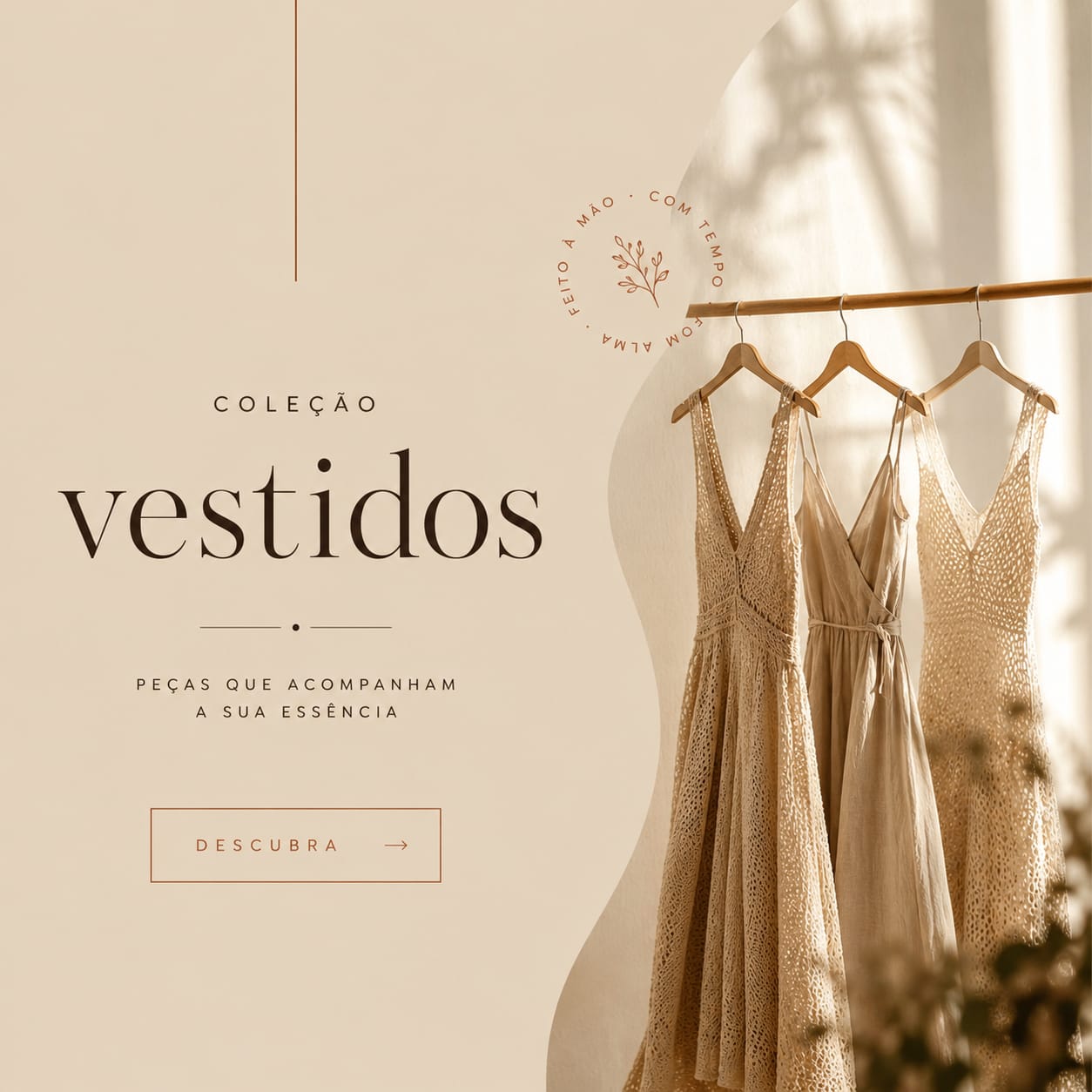 Capa do catálogo Primavera — Coleção vestidos SimplesAssim Croché